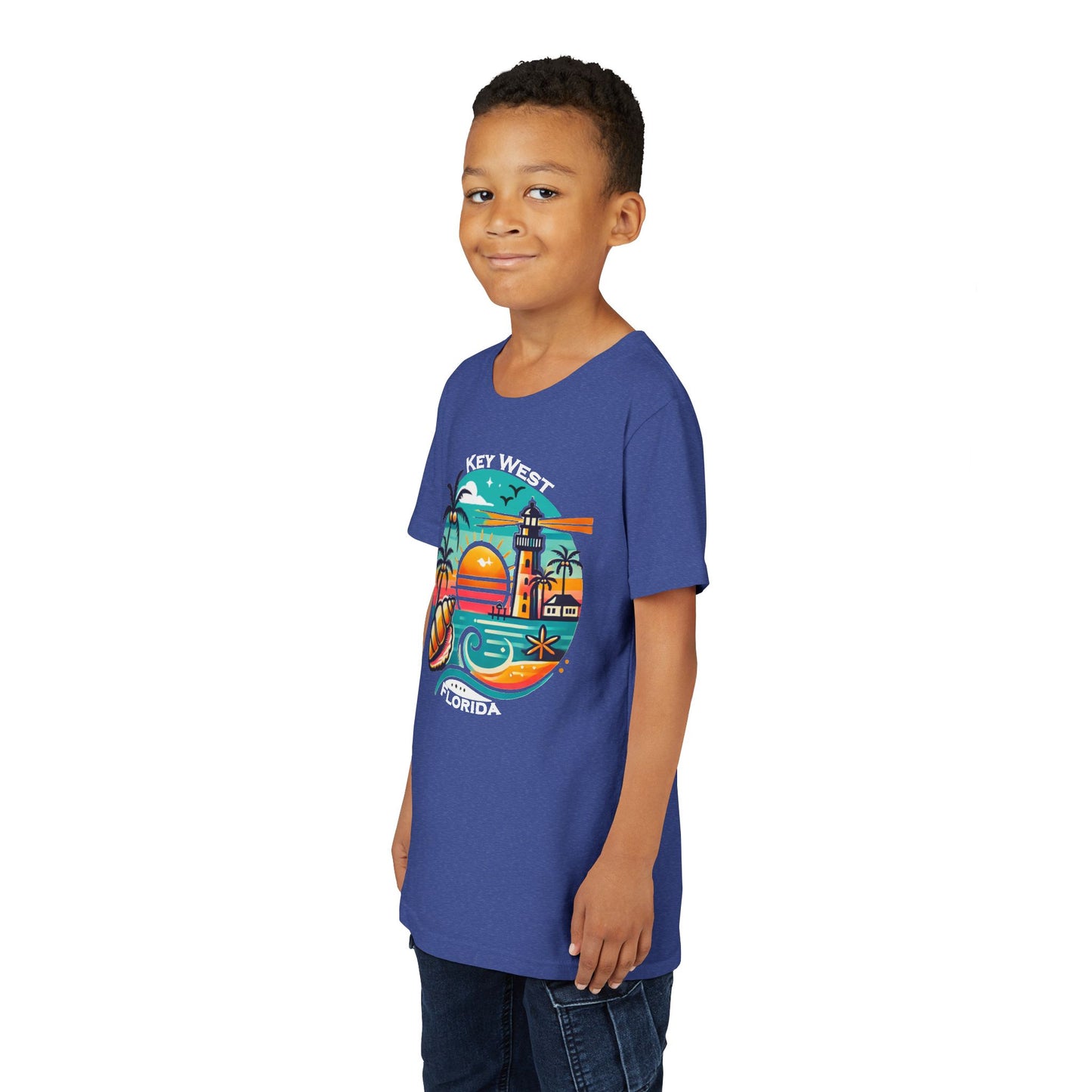 Vibrant Key West Youth Short Sleeve Tee