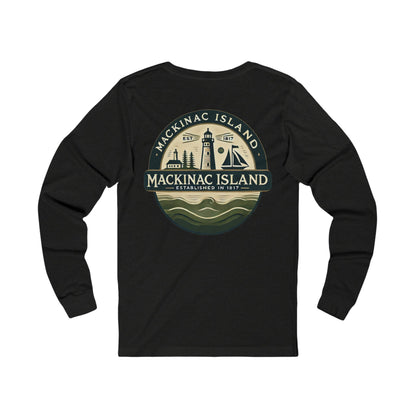 Vintage Mackinac Island Unisex Jersey Long Sleeve Tee