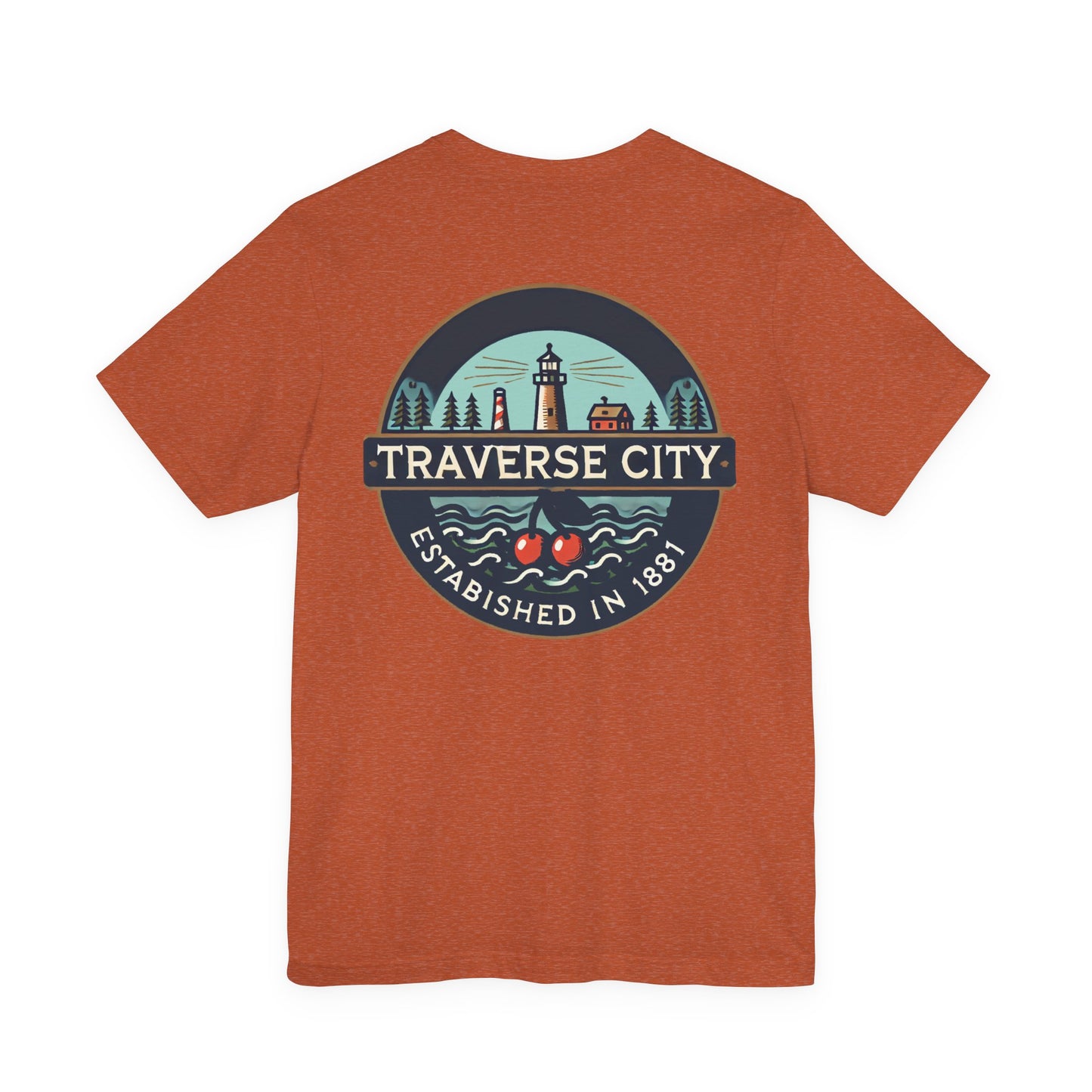 Vintage Traverse City Unisex Jersey Short Sleeve Tee
