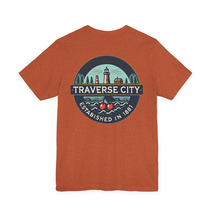 Vintage Traverse City Unisex Jersey Short Sleeve Tee