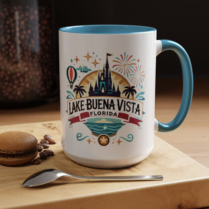 Adventurous Lake Buena Vista Accent Coffee Mug