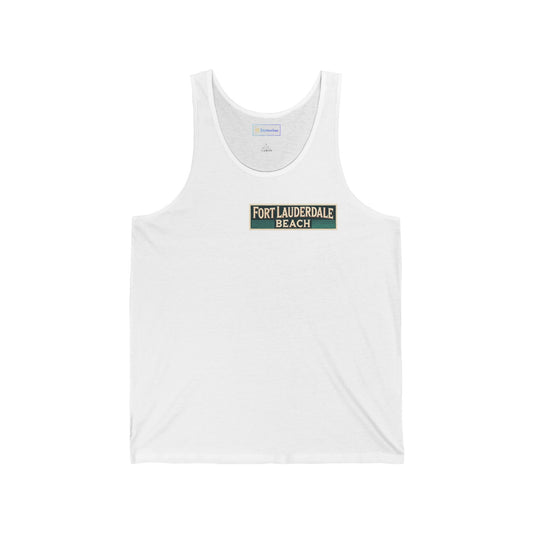 Vintage Fort Lauderdale Unisex Jersey Tank