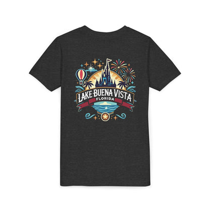 Adventurous Lake Buena Vista Unisex Youth Short Sleeve Tee