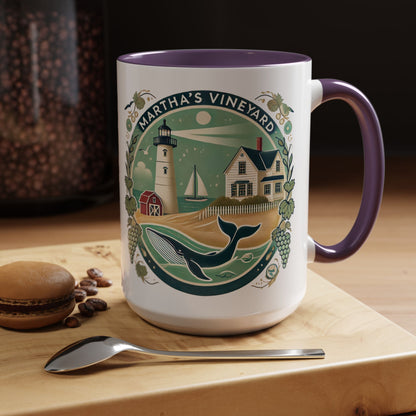 Vintage Martha's Vineyard Accent Coffee Mug