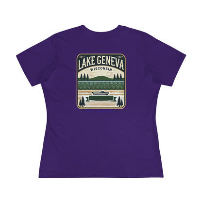 Vintage Lake Geneva Women's Cotton Tee