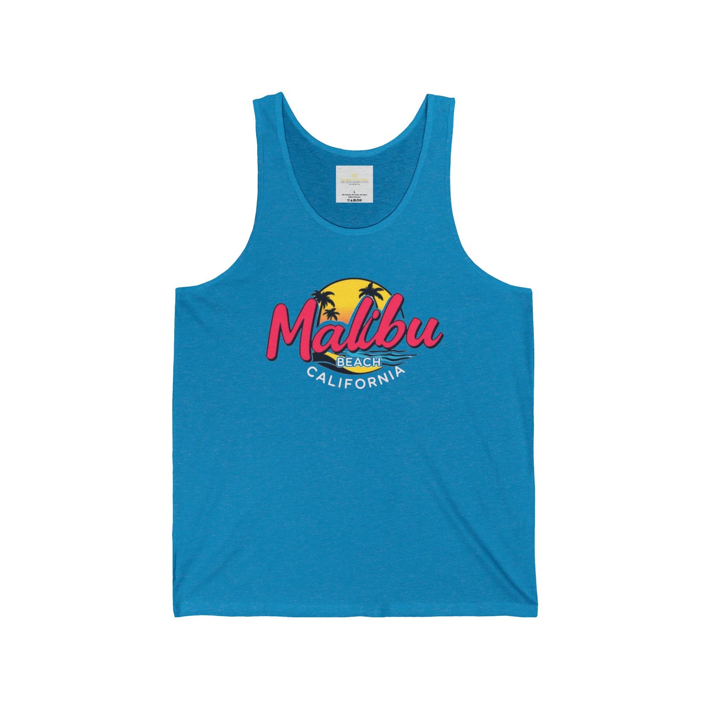 Retro Malibu Unisex Jersey Tank