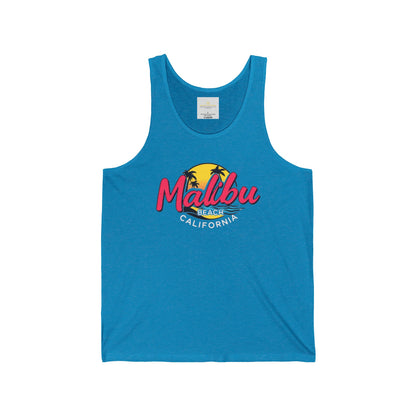 Retro Malibu Unisex Jersey Tank