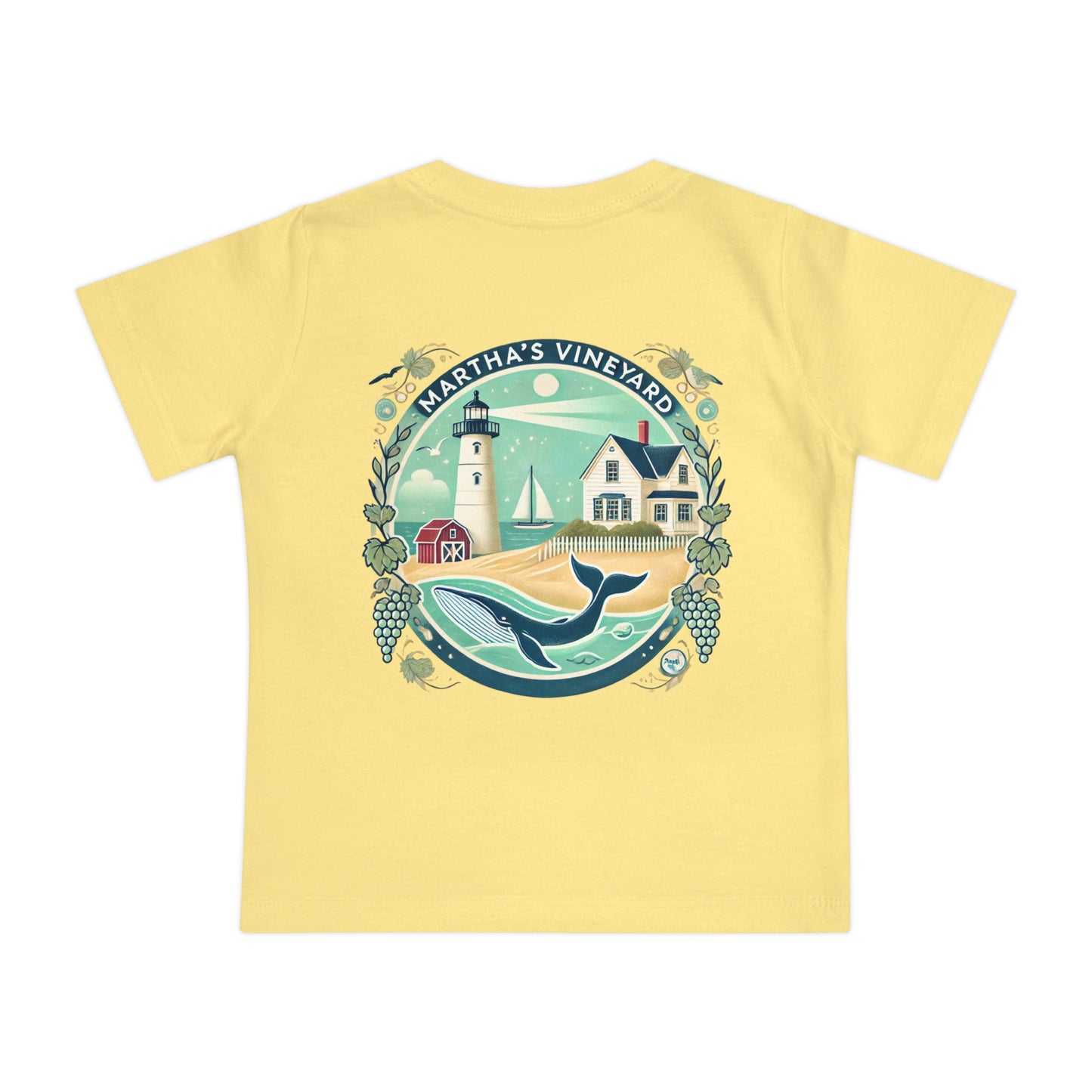 Vintage Martha's Vineyard Unisex Baby Short Sleeve T-Shirt
