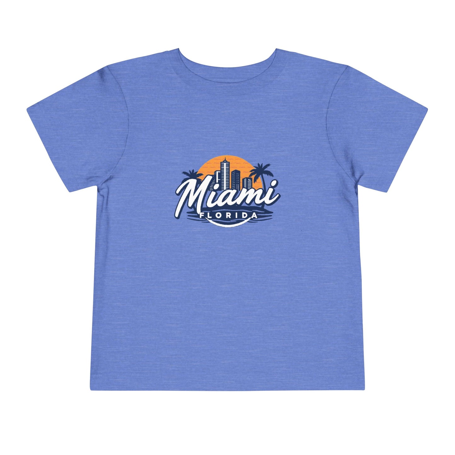 Retro Miami Unisex Toddler Short Sleeve Tee