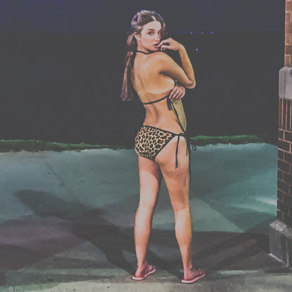 Cheetah Print Two-Piece Bikini Set