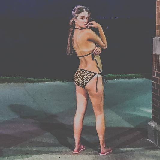 Cheetah Print Two-Piece Bikini Set