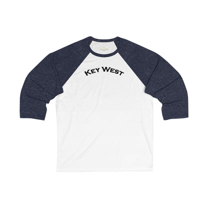 Vibrant Key West Men's 3/4 Sleeve Baseball Tee