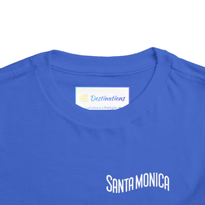 Vibrant Santa Monica Unisex Toddler Short Sleeve Tee