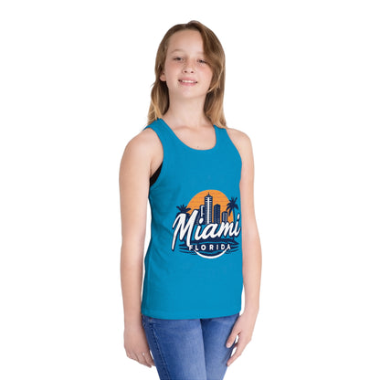 Retro Miami Unisex Kids Jersey Tank Top