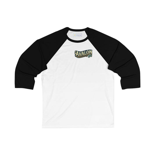 Elegant Avalon Men's 3/4 Sleeve Baseball Tee