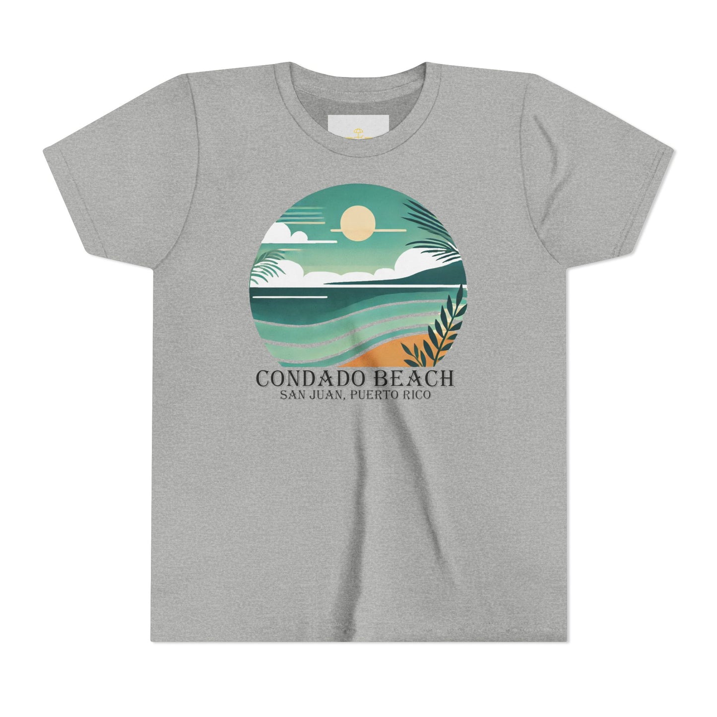 Coastal Vibes Condado Beach Unisex Youth Short Sleeve Tee