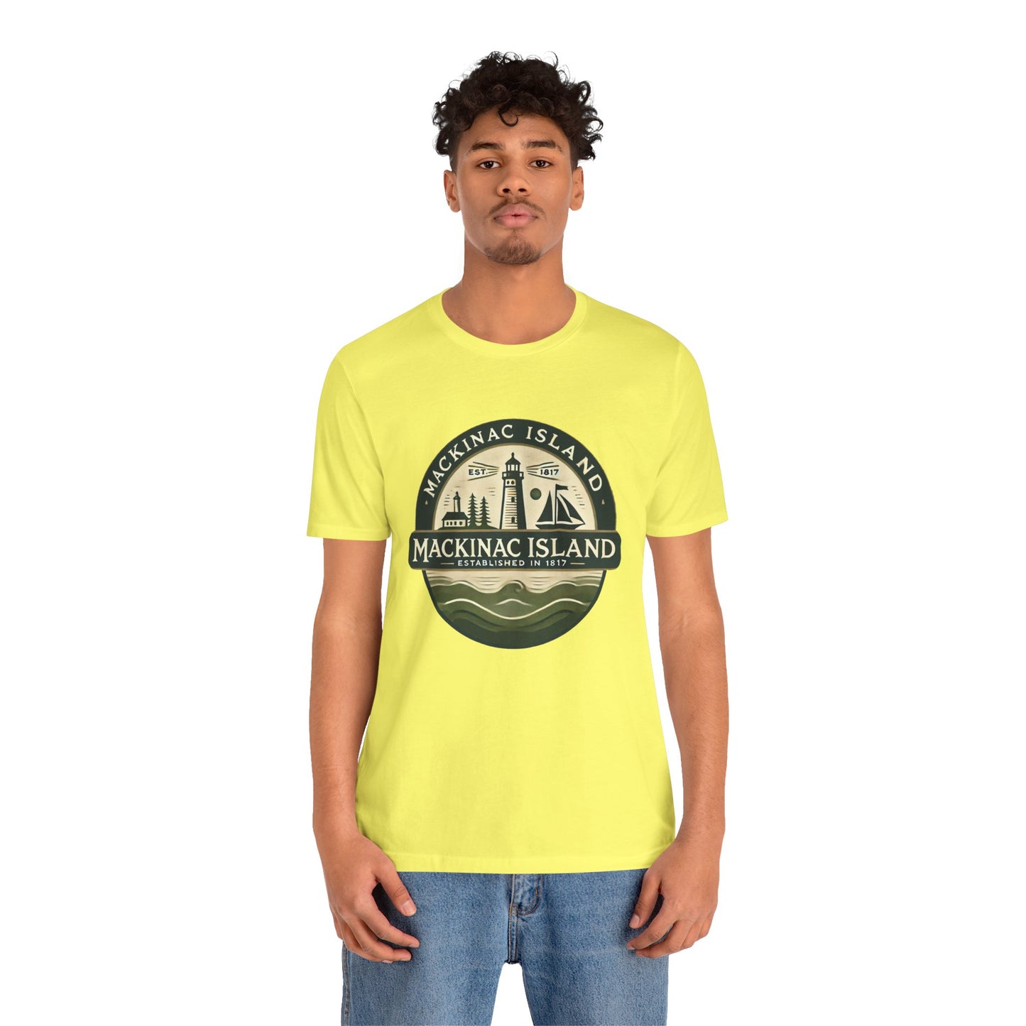 Vintage Mackinac Island Unisex Jersey Short Sleeve Tee