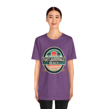 Vintage Fort Lauderdale Unisex Jersey Short Sleeve Tee
