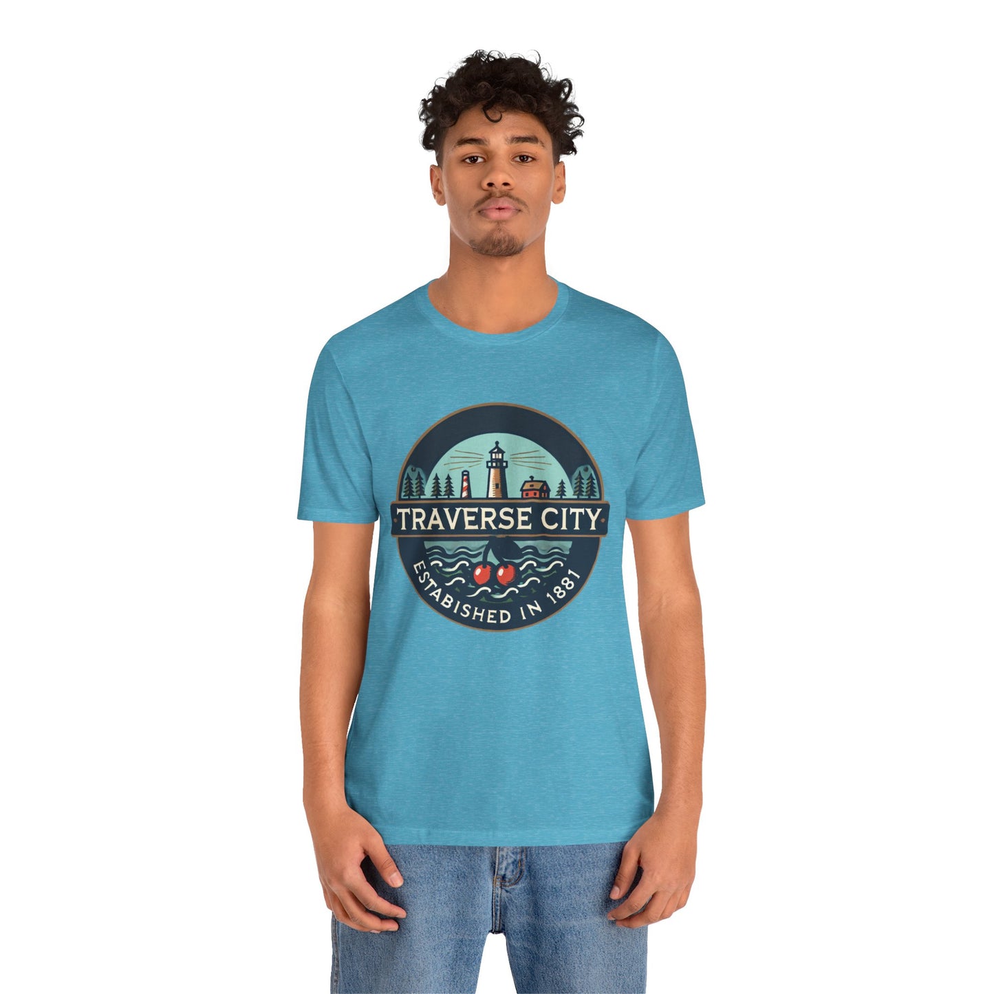 Vintage Traverse City Unisex Jersey Short Sleeve Tee