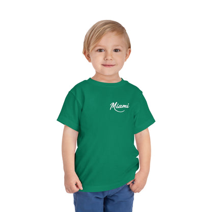 Retro Miami Unisex Toddler Short Sleeve Tee
