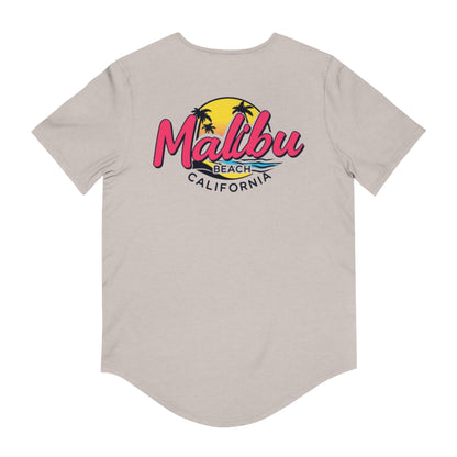 Retro Malibu Men's Jersey Curved Hem Tee