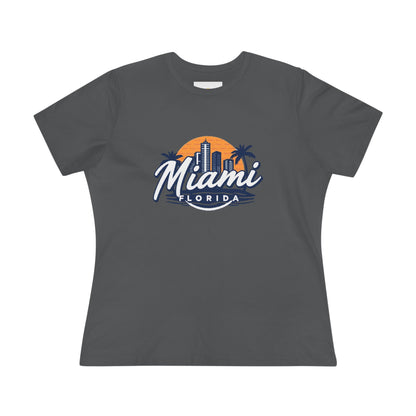 Retro Miami Women's Cotton Tee