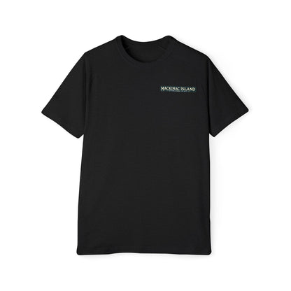 Vintage Mackinac Island Men's Raglan T-Shirt