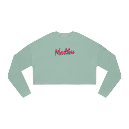 Retro Malibu Women's Cropped Sweatshirt
