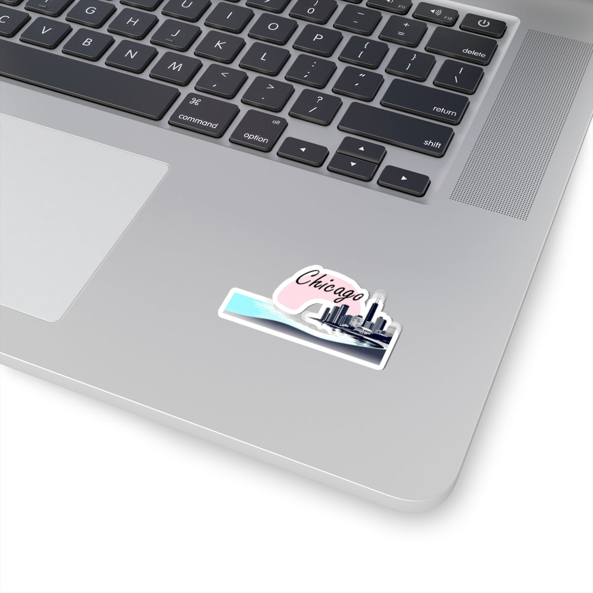 Elegant Chicago Skyline Kiss-Cut Sticker