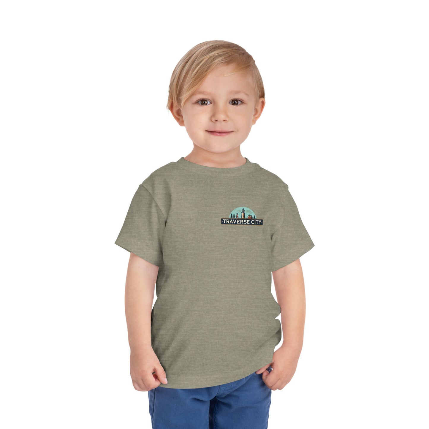 Vintage Traverse City Unisex Toddler Short Sleeve Tee