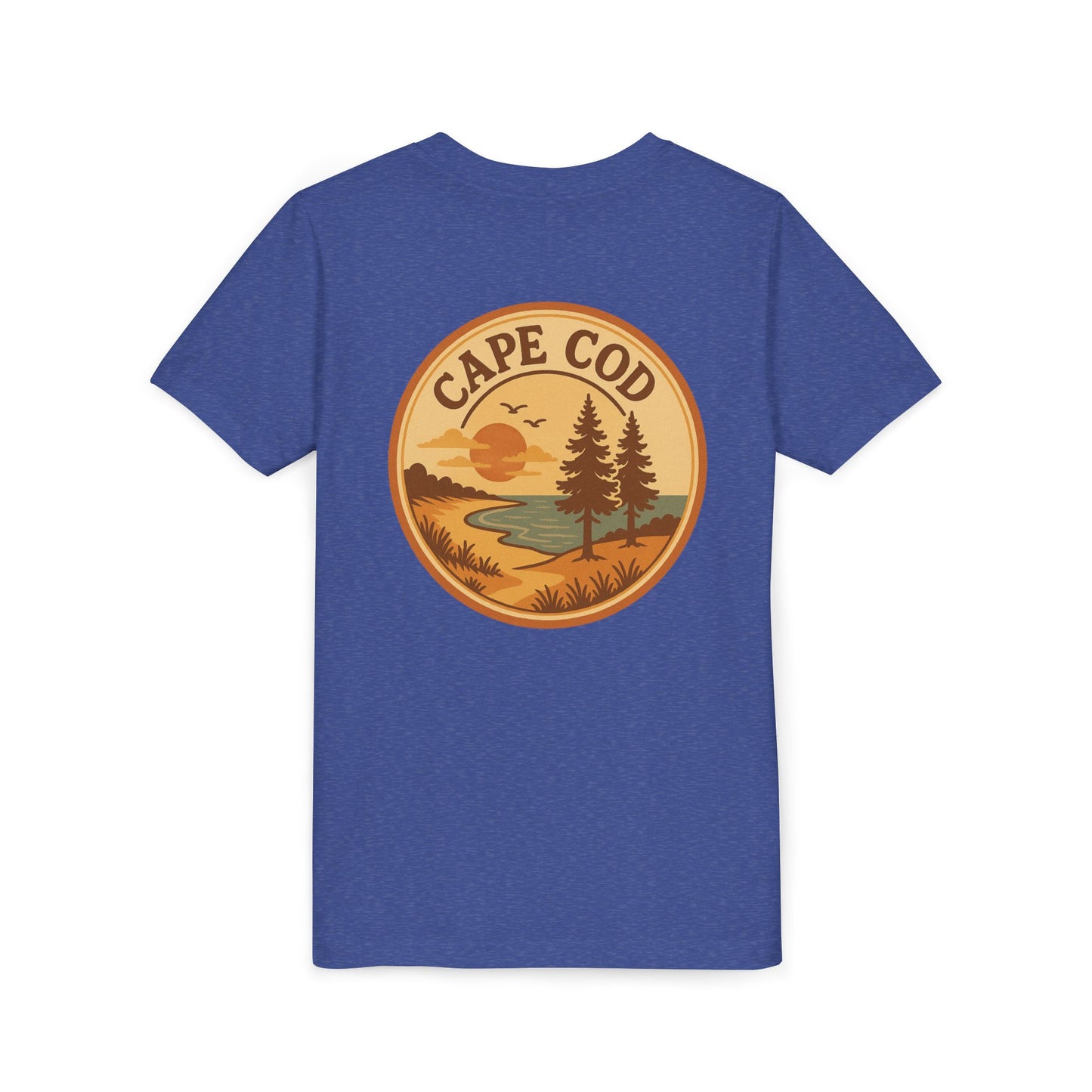 Rustic Cape Cod Unisex Youth Short Sleeve Tee