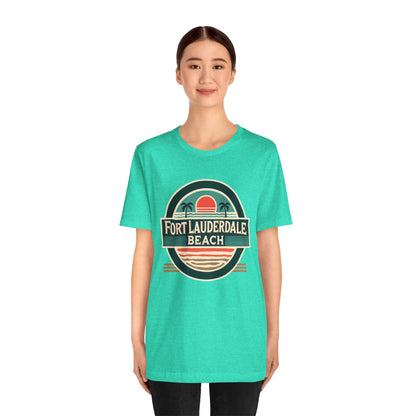 Vintage Fort Lauderdale Unisex Jersey Short Sleeve Tee