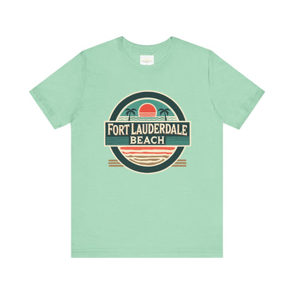 Vintage Fort Lauderdale Unisex Jersey Short Sleeve Tee