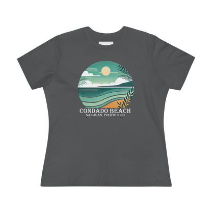 Coastal Vibes Condado Beach Women's Cotton Tee