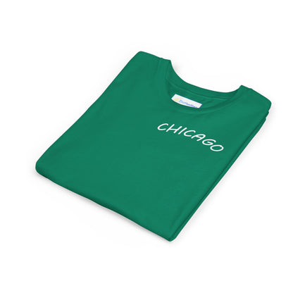 Retro Chicago Sunset Unisex Youth Short Sleeve Tee
