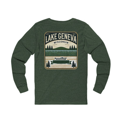 Vintage Lake Geneva Unisex Jersey Long Sleeve Tee