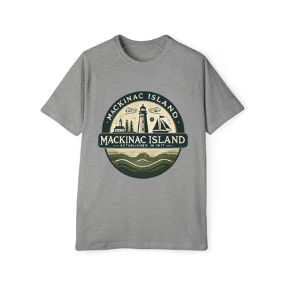 Vintage Mackinac Island Men's Raglan T-Shirt