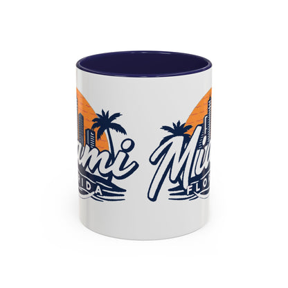 Retro Miami Accent Coffee Mug