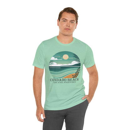 Coastal Vibes Condado Beach Unisex Jersey Short Sleeve Tee