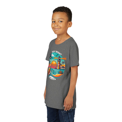 Vibrant Key West Youth Short Sleeve Tee