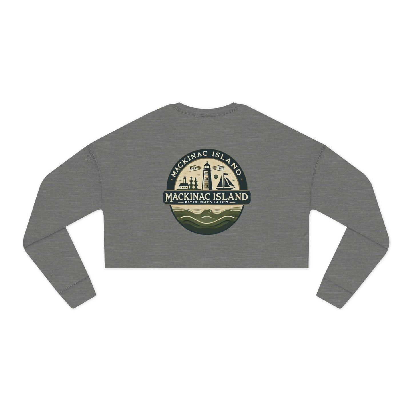 Vintage Mackinac Island Women's Cropped Sweatshirt