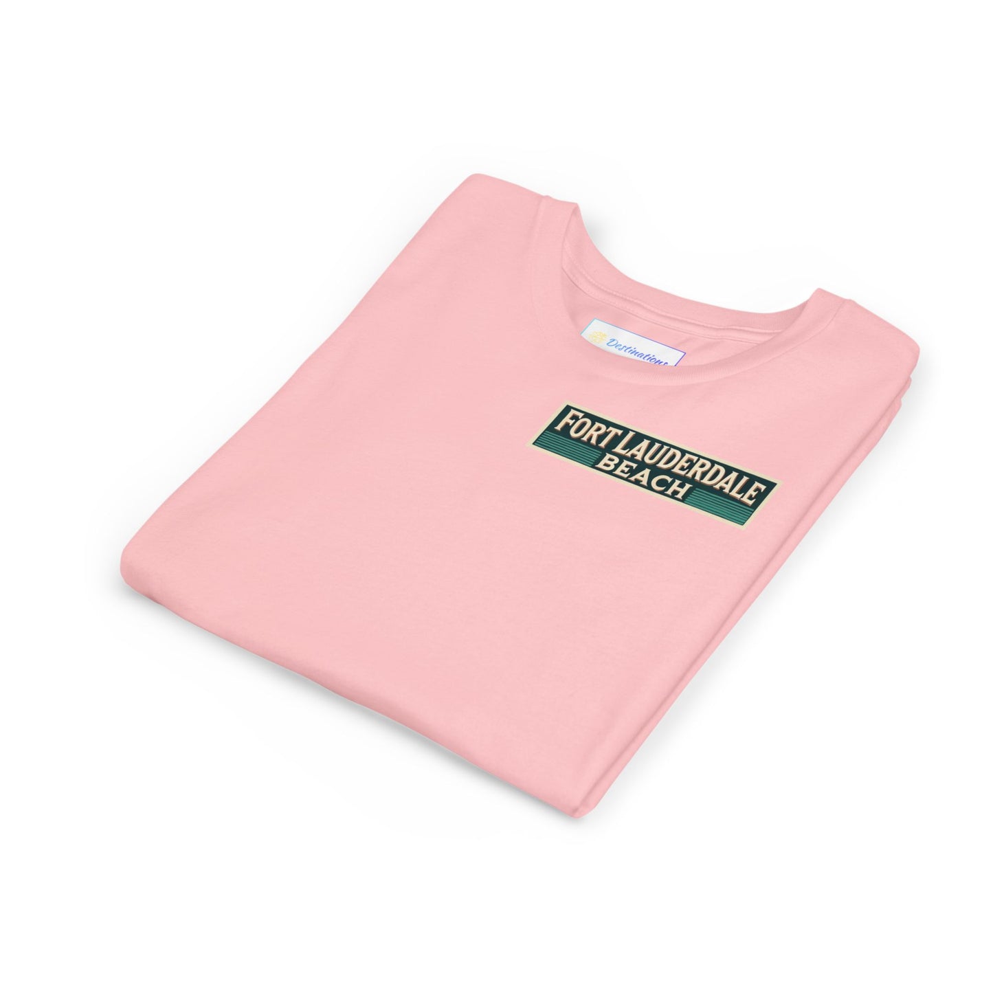 Vintage Fort Lauderdale Unisex Youth Short Sleeve Tee