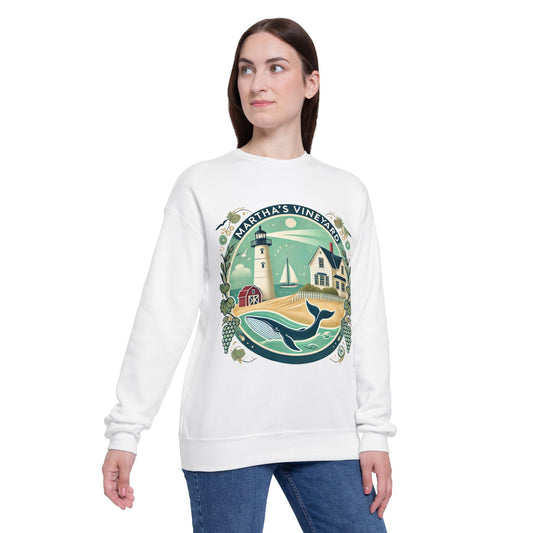 Vintage Martha's Vineyard Drop Shoulder Sweatshirt