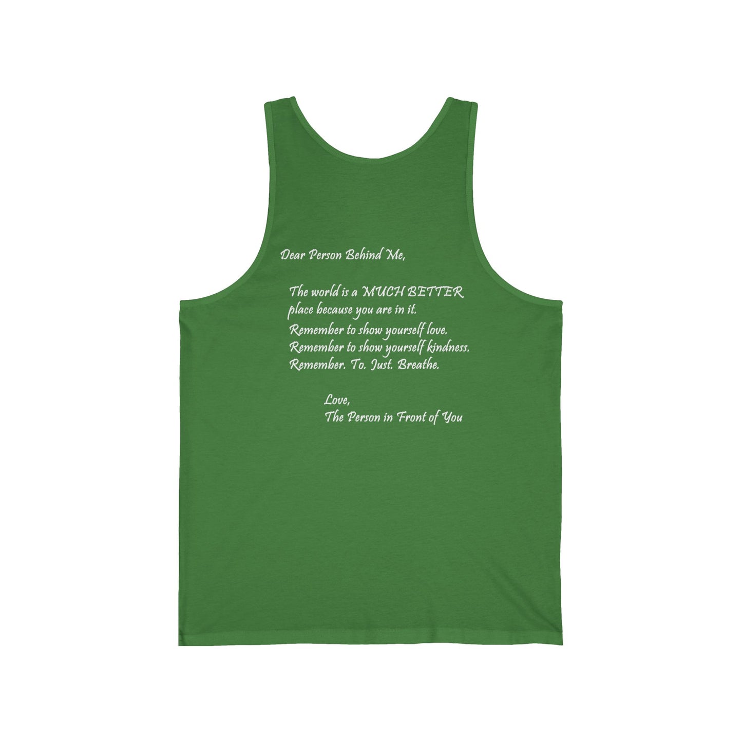 You Are Enough - Mental Health Awareness Unisex Jersey Tank