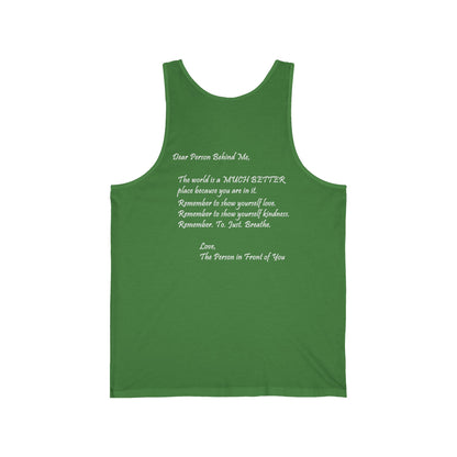 You Are Enough - Mental Health Awareness Unisex Jersey Tank