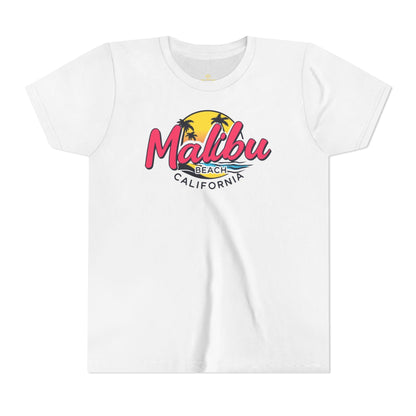 Retro Malibu Unisex Youth Short Sleeve Tee