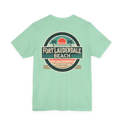 Vintage Fort Lauderdale Unisex Jersey Short Sleeve Tee