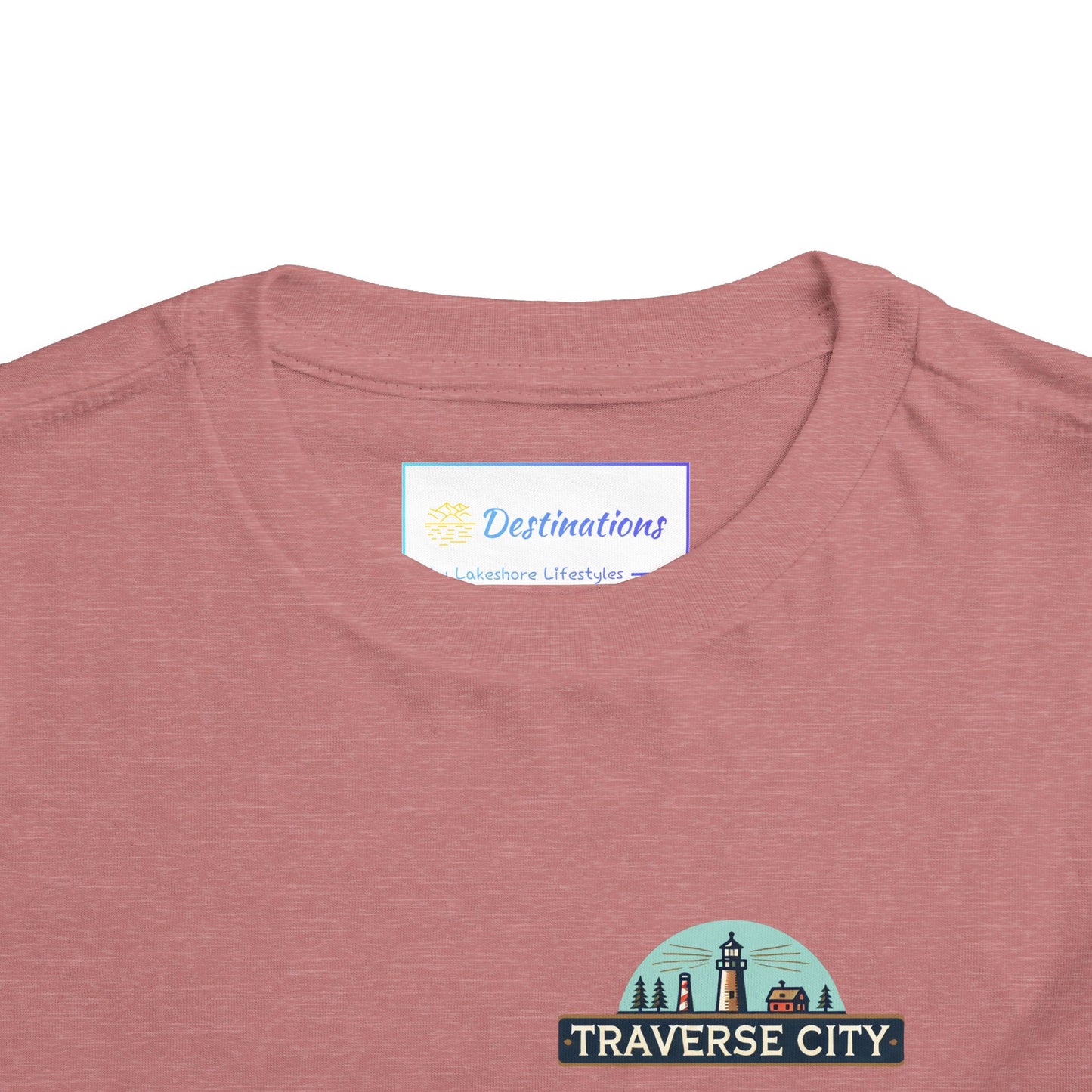 Vintage Traverse City Unisex Toddler Short Sleeve Tee