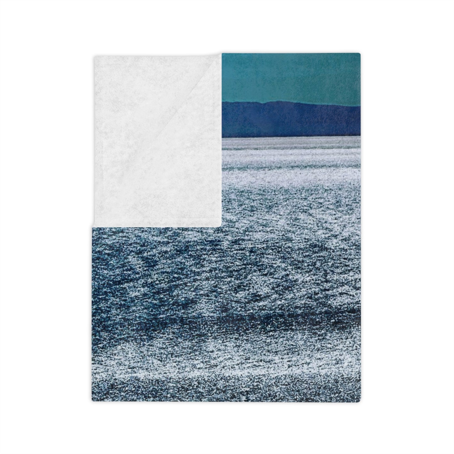 Ocean View Velveteen Microfiber Blanket