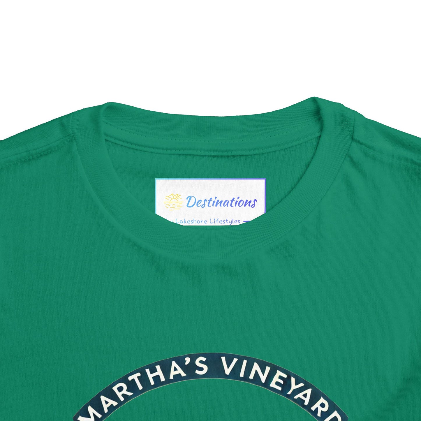 Vintage Martha's Vineyard Unisex Toddler Short Sleeve Tee